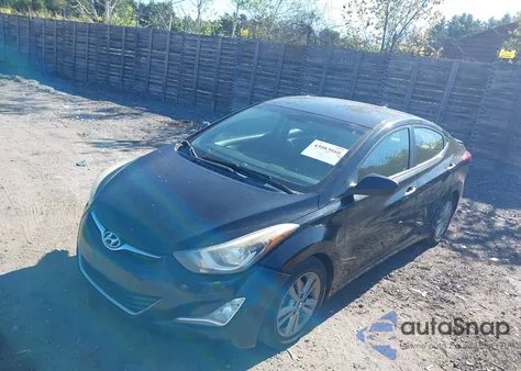 2016 Hyundai Elantra Se from USA, damaged, VIN KMHDH4AE8GU481514